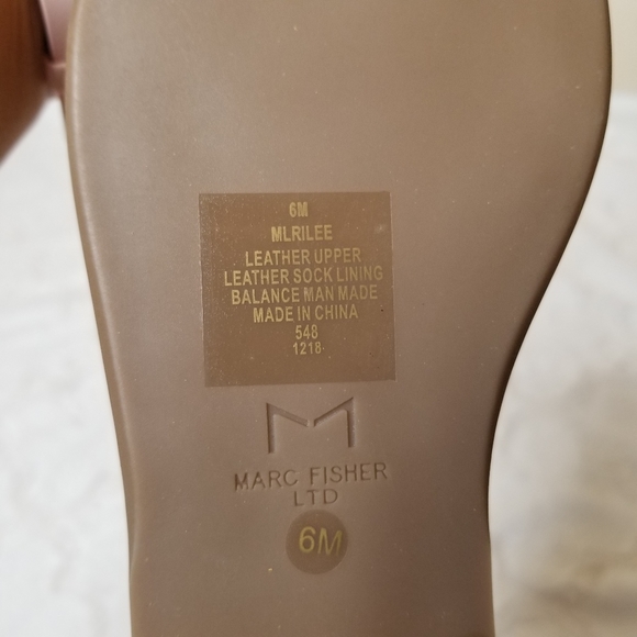 NWT Marc Fisher Rilee Yellow Suede Slide Sandals - Picture 6 of 9